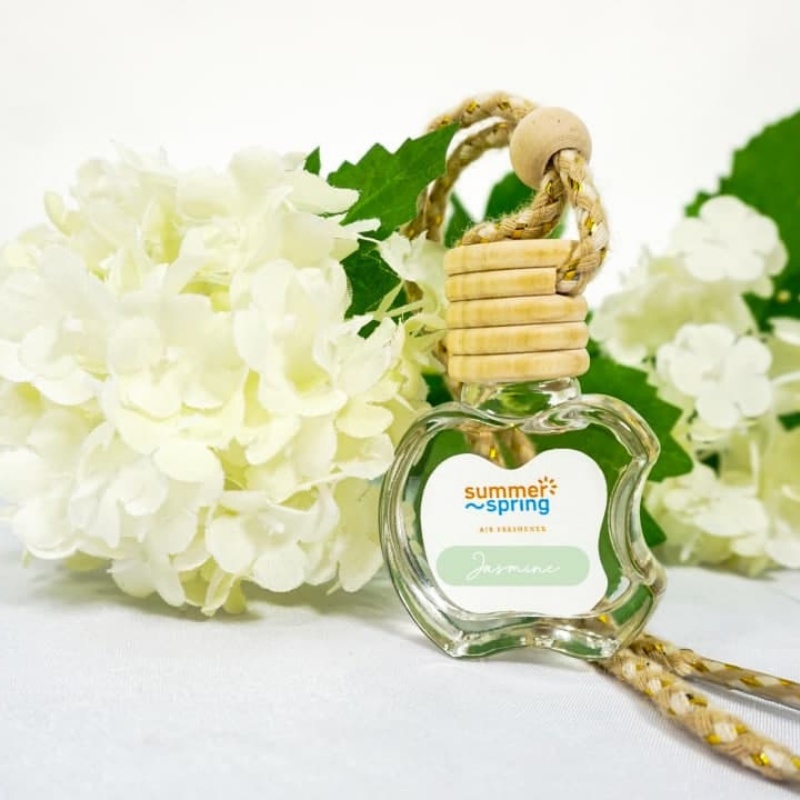 Pengharum Ruangan Aroma Jasmine Botol Apel Summer Spring Pengharum Mobil Kamar Aromaterapi Segar