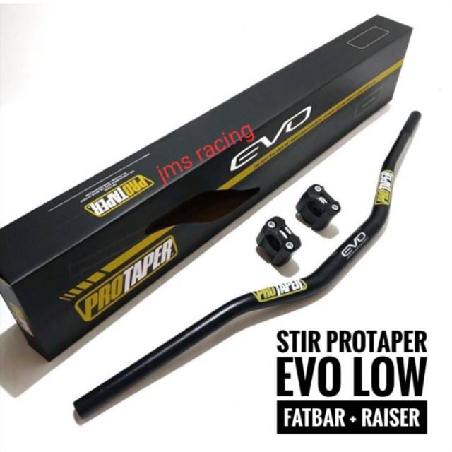 Stang stir kemudi protaper fatbar plus reser evo low universal vixion crf klx wr 155 cb mega pro tiger tiger verza rxk beat street xride xable mt15 wr175