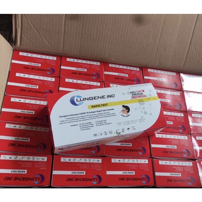 Clungene swab antigen original merah putih