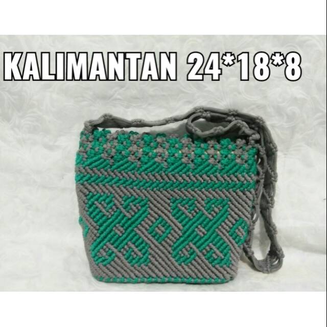 Tas Rajut Tali Kur Motit kalimantan