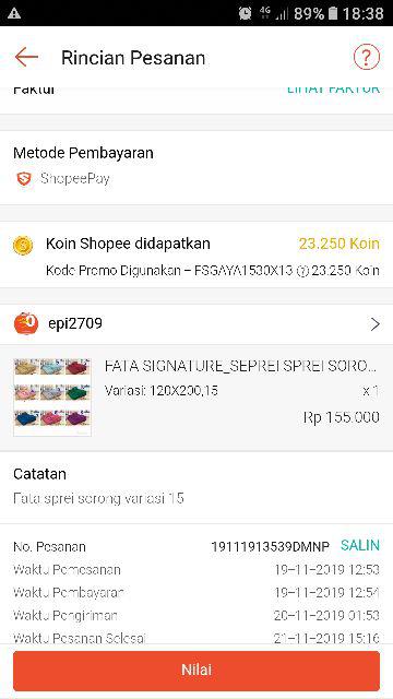 Fata Signature_seprei Sprei Sorong Duo 2 In 1 Polos Embos Uk.120x200