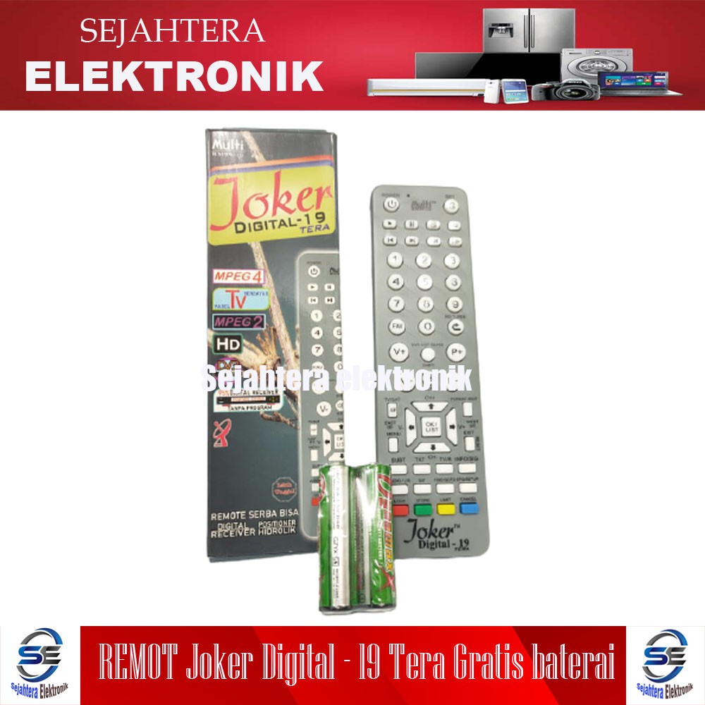 REMOT Joker Digital - 19 Tera Serba Bisa Gratis Batrai Sejahtera elektronik