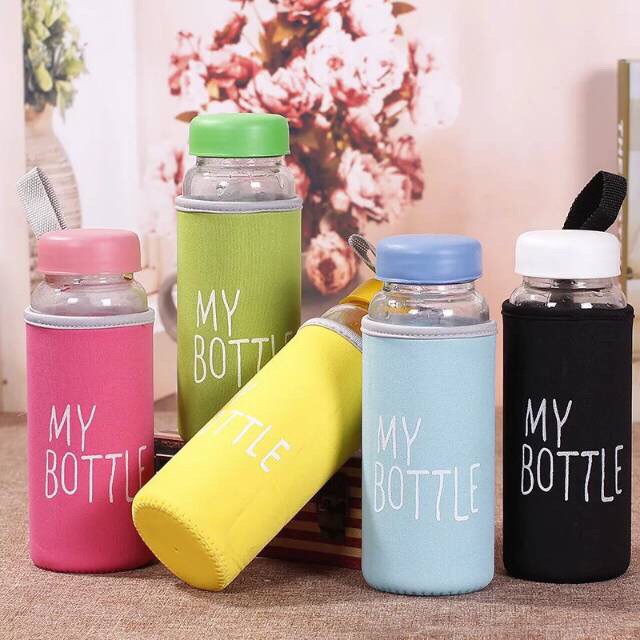 ✿ELYSABETHME✿ åk§ê§ðrï§ My bottle botol minum plus sarung dan tali souvenir ultah pernikahan tahan panas dingin