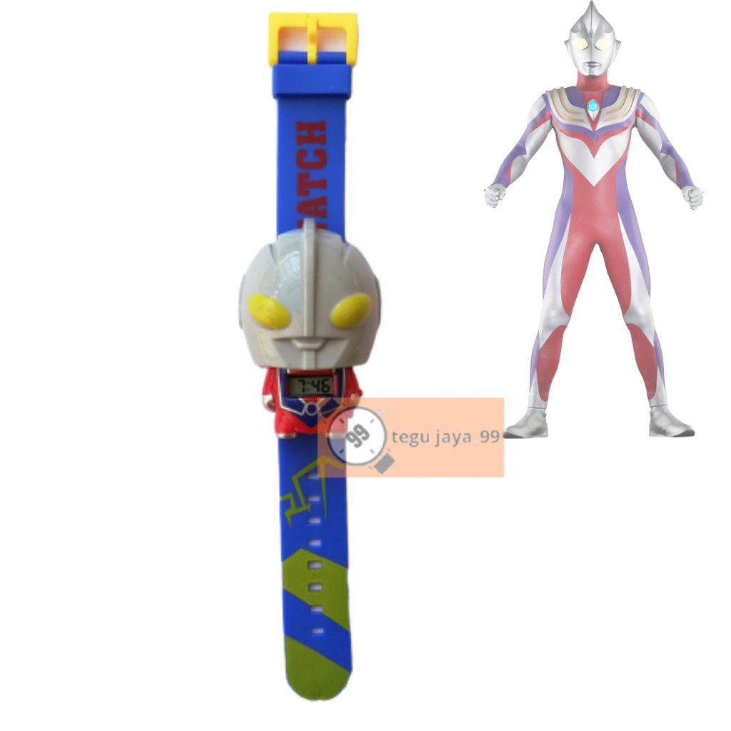 ULTRAMAN JAM TANGAN FASHION ANAK LAKI LAKI DIGITAL KARAKTER ROBOT GROSIR MURAH