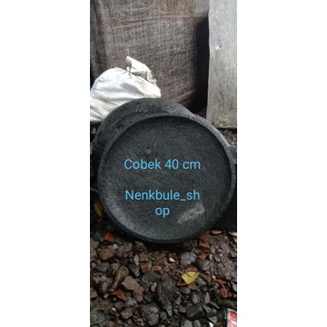 Cobek jumbo Batu asli 40 cm