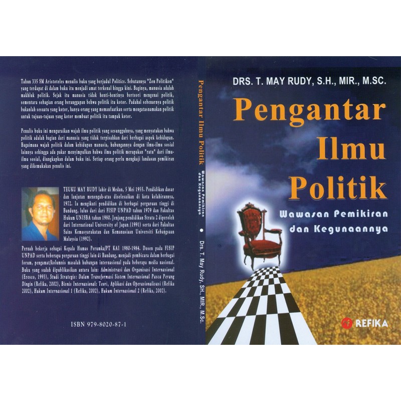 

BUKU PENGANTAR ILMU POLITIK WAWASAN PEMIKIRAN DAN KEGUNAANNYA