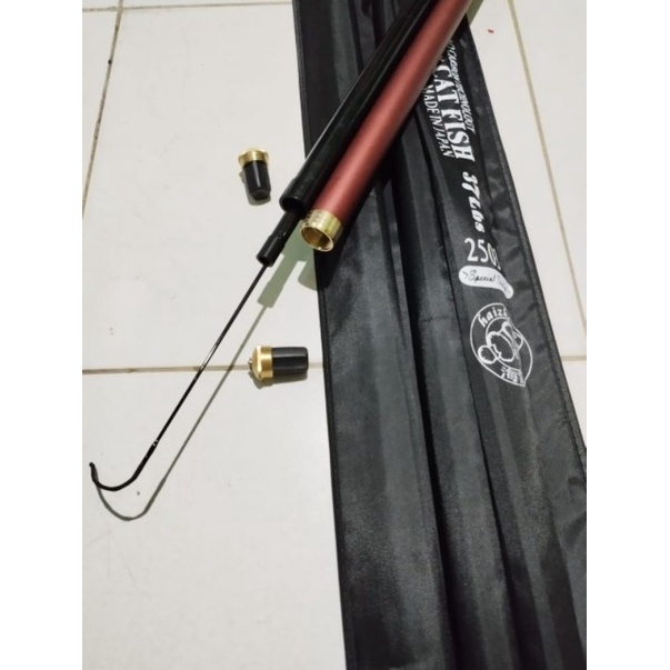 Joran Tegek Monster Asli Jepang 2,5Meter Galatama Lele kaku, keras, kuat hingga 19 Kg.