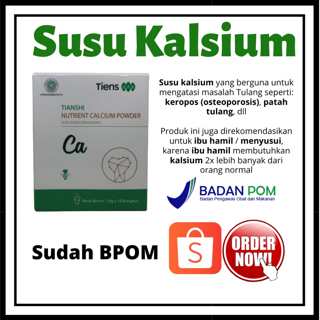 

Tiens Susu kalsium Pertumbuhan peninggi badan/ ibu hamil menyusui/ osteoporosis patah tulang - NHCP