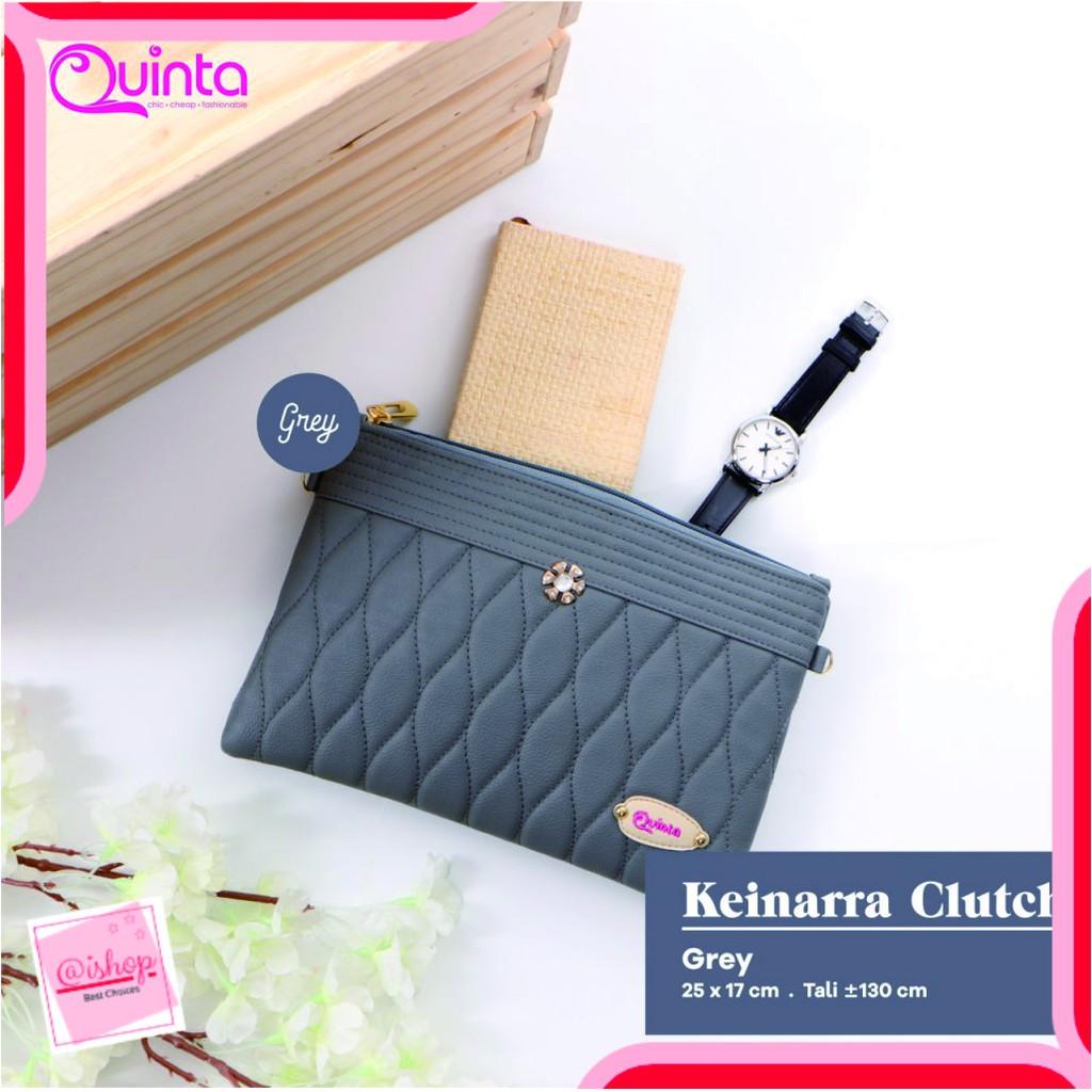 TAS TANGAN DOMPET BESAR CLUTCH SLING BAG MURAH KEINNARA by QUINTA - ORIGINAL