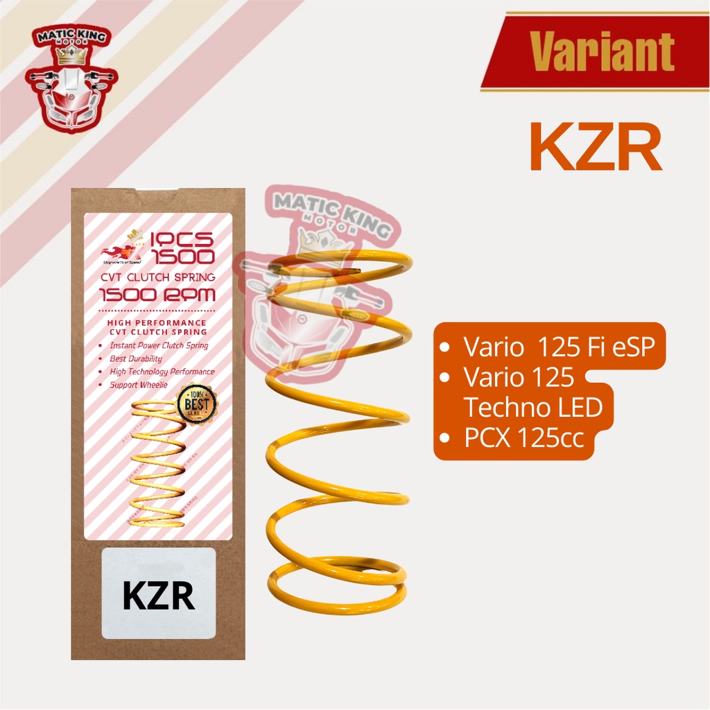 Per CVT Puli Pully Racing KZL K44 K0J Honda Beat Scoopy Genio Deluxe Vario Spacy Fi  ESP 110 Race K 1500 RPM