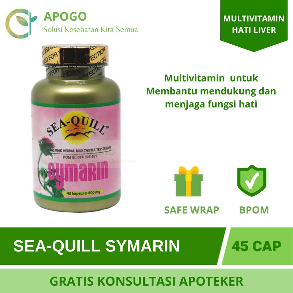 SEA-QUILL SEAQUILL SYMARIN 1 BOTOL ISI 45 TAB