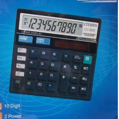 

Update! Kalkulator Dagang Citizen CT-500 Calculator 케