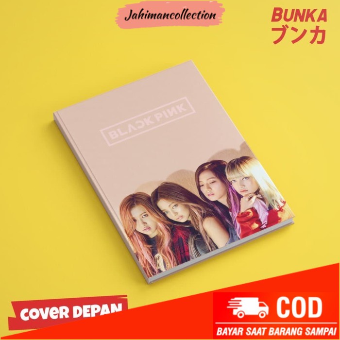 

✨ BISA COD ✨ Notebook K POP Black Pink C Hardcover A5 Buku tulis Catatan Agenda