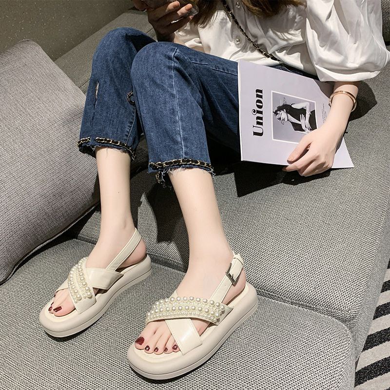 DDS0680 Sandal Import Wanita Kekinian Sandal Tali Korea