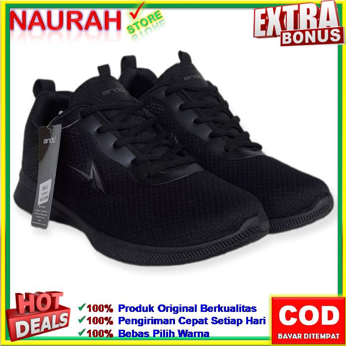 SEPATU ANDO ORIGINAL DELLI LUCIA SNEAKERS UNISEX WANITA PRIA KUALITAS IMPORT SPORTY CASUAL LIMITED EDITION