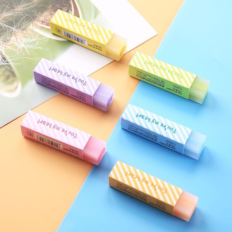 

￼1Pc Penghapus Kreatif Bentuk Kubus untuk Sekolah / Kantor