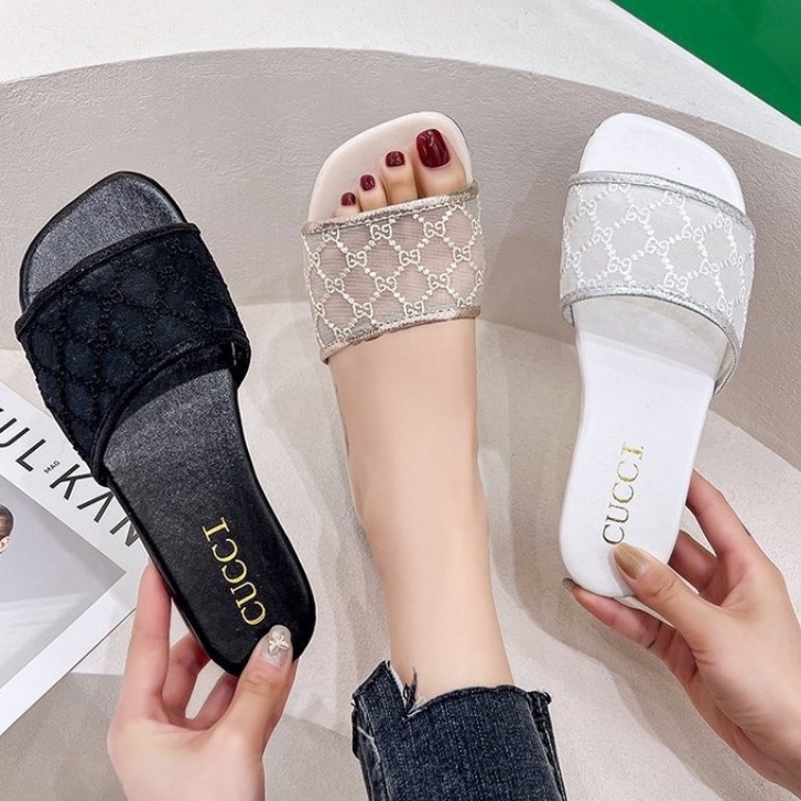 Sandal Slip Wanita 010280 Sandal Import G Mesh