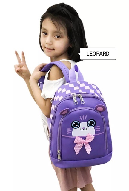 Backpack anak Ransel Lucu warna pastel candy PLAYGROUND MARMUT HAMTARO L’PARD