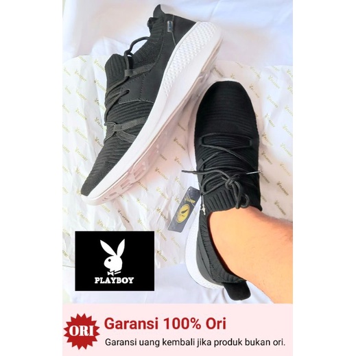 sepatu sneakers pria playboy ori 100% size 44