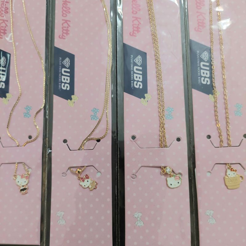 Kalung anak hello kitty UBS kadar 16K 700