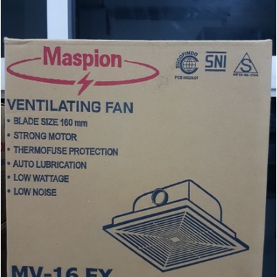 Ventilating Fan Maspion MV-16 EX (Kipas Angin Hisap) PROMO MURAH