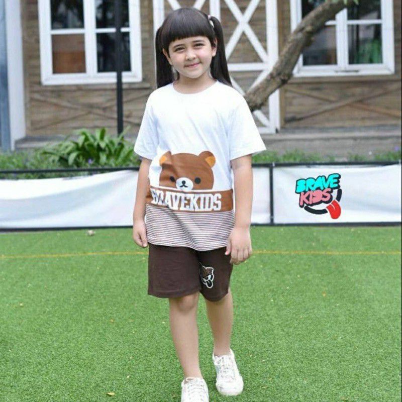 BRAVE KIDS SETELAN ANAK 2-10T setelan anak karakter setelan pendek anak setelan daily anak