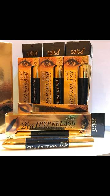 Salsa Mascara maskara Waterproff HYperlash 2in1