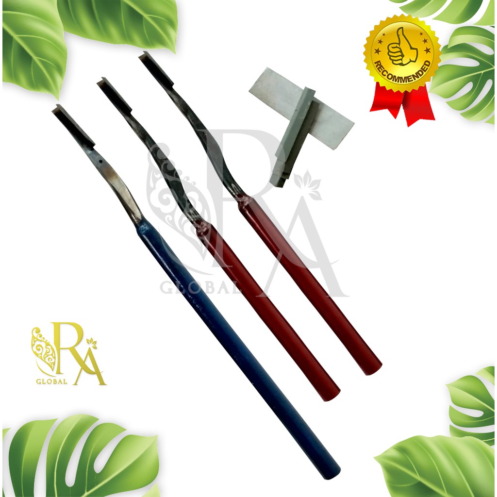 PISAU SADAP KARET DORONG / PAHAT DORONG / PISAU DERES DORONG