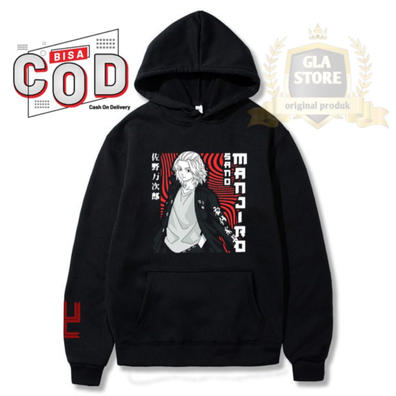 Jaket Hoodie Tokyo Revengers Hoodie Anime Tokyo Manji Manjiro Sano-jexs store