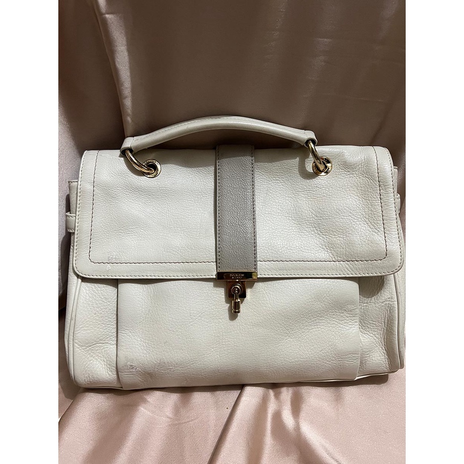 Tas Double M Milano White Bag