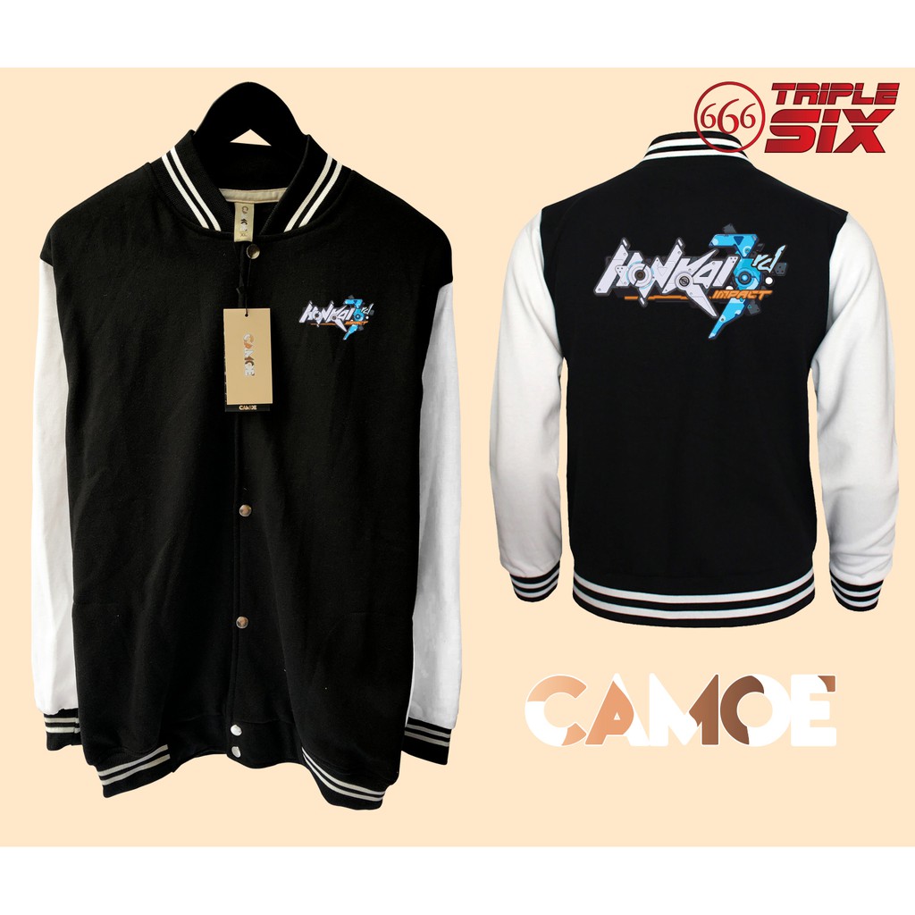 Jaket Varsity Baseball Gaming Honkai Impact 3