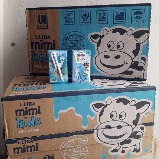 

Susu ultra mimi full cream kids ukuran125ml isi 40pcs
