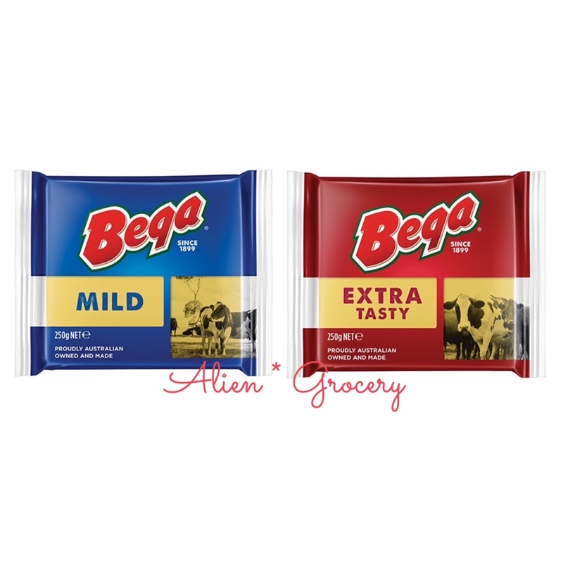 BEGA Cheddar Cheese Keju Mild Extra Tasty 250gr