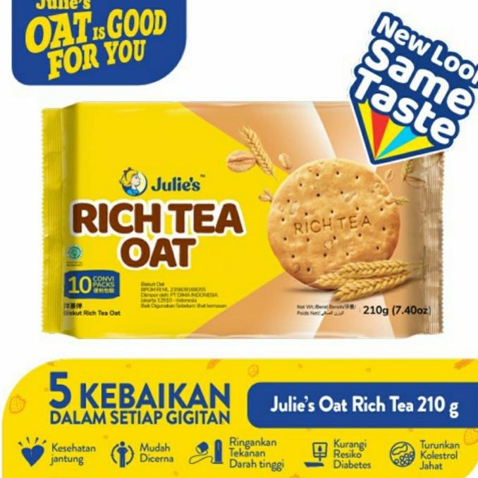 

Promo Awal tahun Julie's Rich Tea Oat Biskuit 210 g Promo Awal tahun