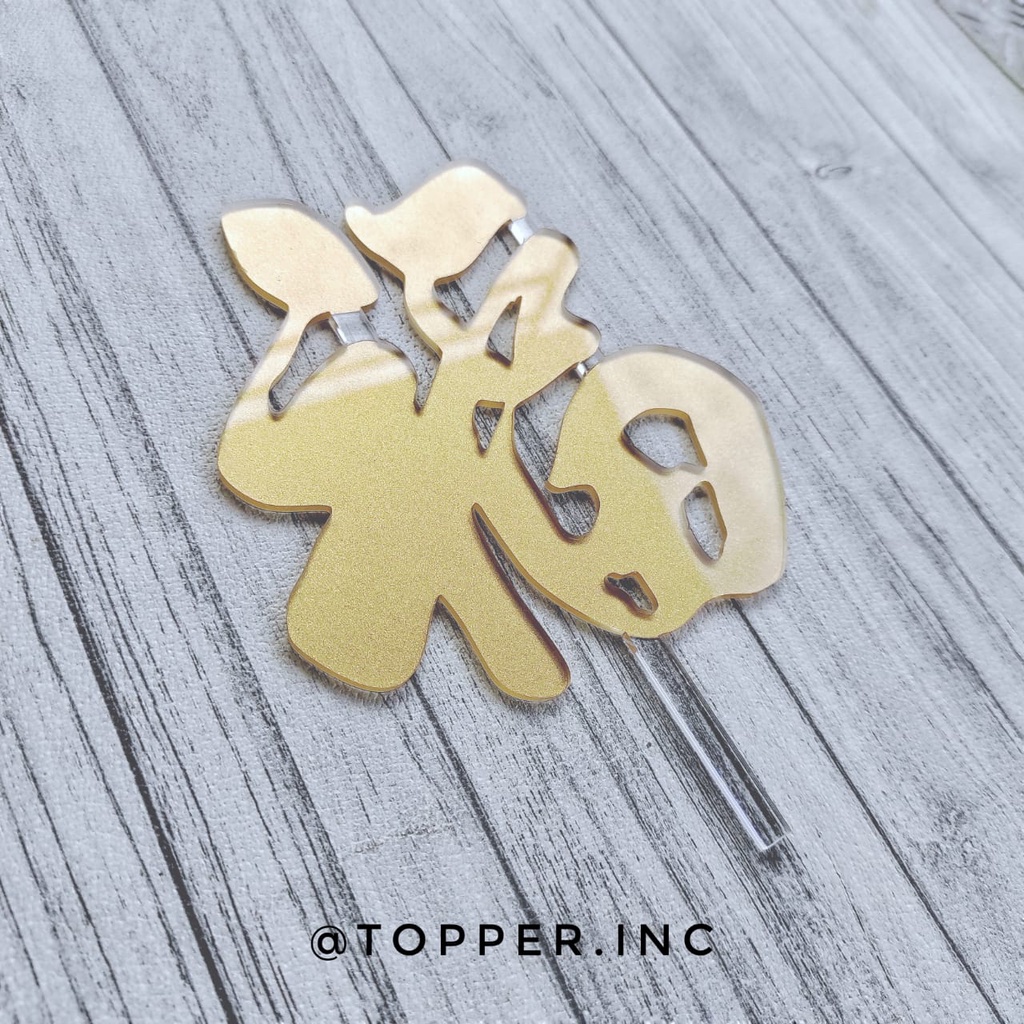 Topper cake Tulisan mandarin Fuk (Ready Stock)