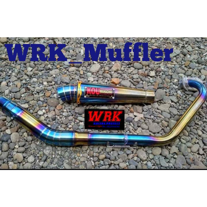 Knalpot KOU MAHACHAI , BUAT Vixion, Satria FU,CB150R,Sonic,R15,,CBR,GSX, Jupiter, tiger,Mp,scorpio,dlll-3