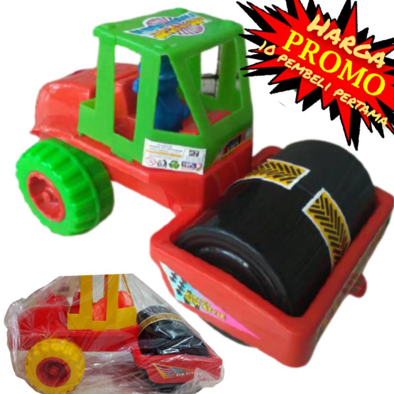 Slender mainan ukuran sedang mainan mobil kontruksi