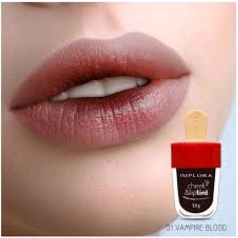 Implora lip tint original/implora murah/original -red wine/pumkin/vampir blood