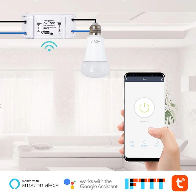 BARDI Smart BREAKER ON OFF Switch Wireless IoT Home Automation