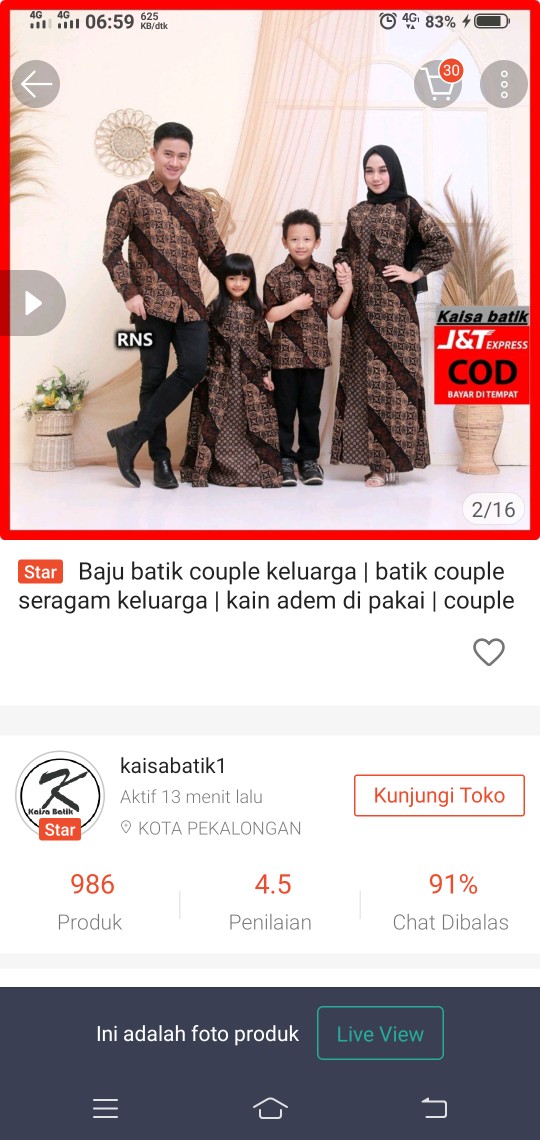 Baju Batik Couple Keluarga | Batik Couple Seragam Keluarga | Kain Adem Di Pakai | Couple Batik Gamis