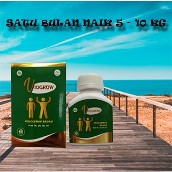 Viogrow Obat Penggemuk Badan Asli Herbal Original Gemuk Permanen Alami Serta Penambah Nafsu Makan Ba