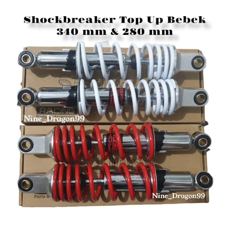 Shock Shockbreaker Top Up Bebek 280mm &amp; 340mm Supra Kharisma Vega Jupiter Fizr