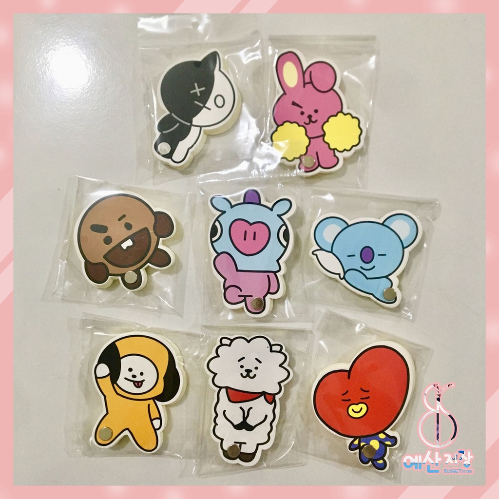 [BS] BISA COD Sticky Note Bentuk BTS BT21 KPOP Bangtan Boys Cooky Tata - KP359