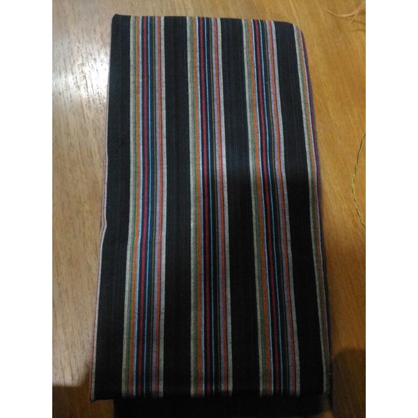 KAIN TENUN LURIK JAWA TENGAH WARNA PELANGI