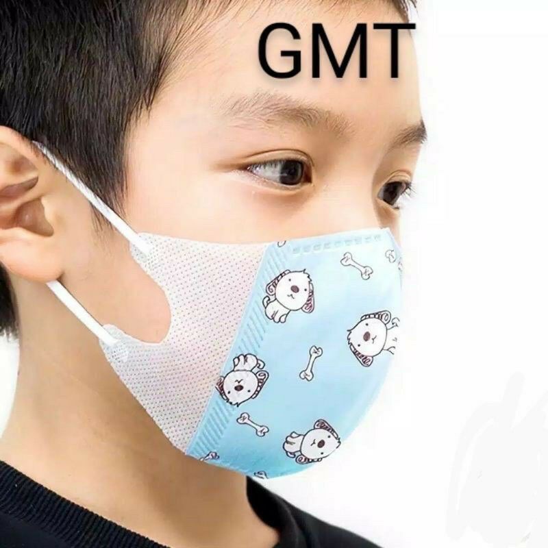 Masker Duckbill Anak motif lucu 1 box isi 50pcs mix cowok cewek