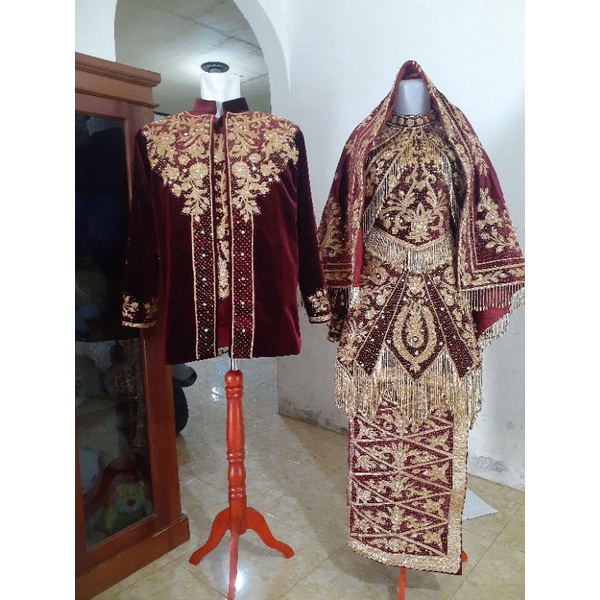 baju pengantin minang