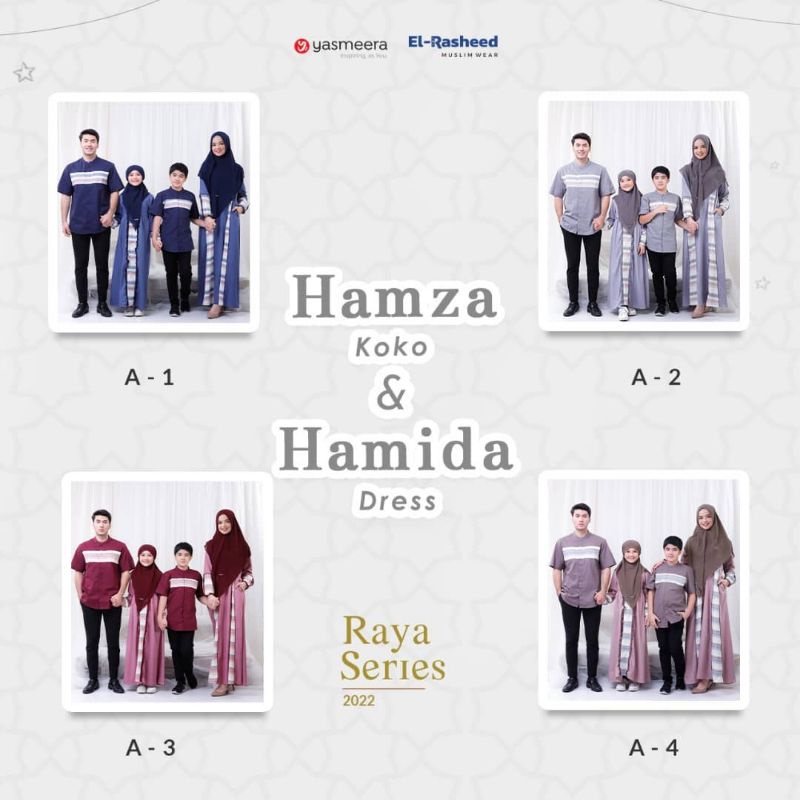 Sarimbit Family Premium El- Rasheed by Yasmeera|Baju Sarimbit|Sarimbit Maroon|Baju Koko Set Celana|B