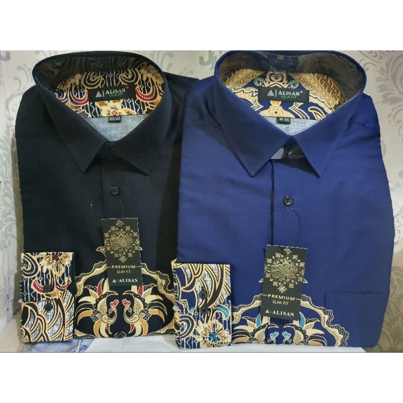 Kemeja Alisan Batik PREMIUM Slimfit Tangan Panjang