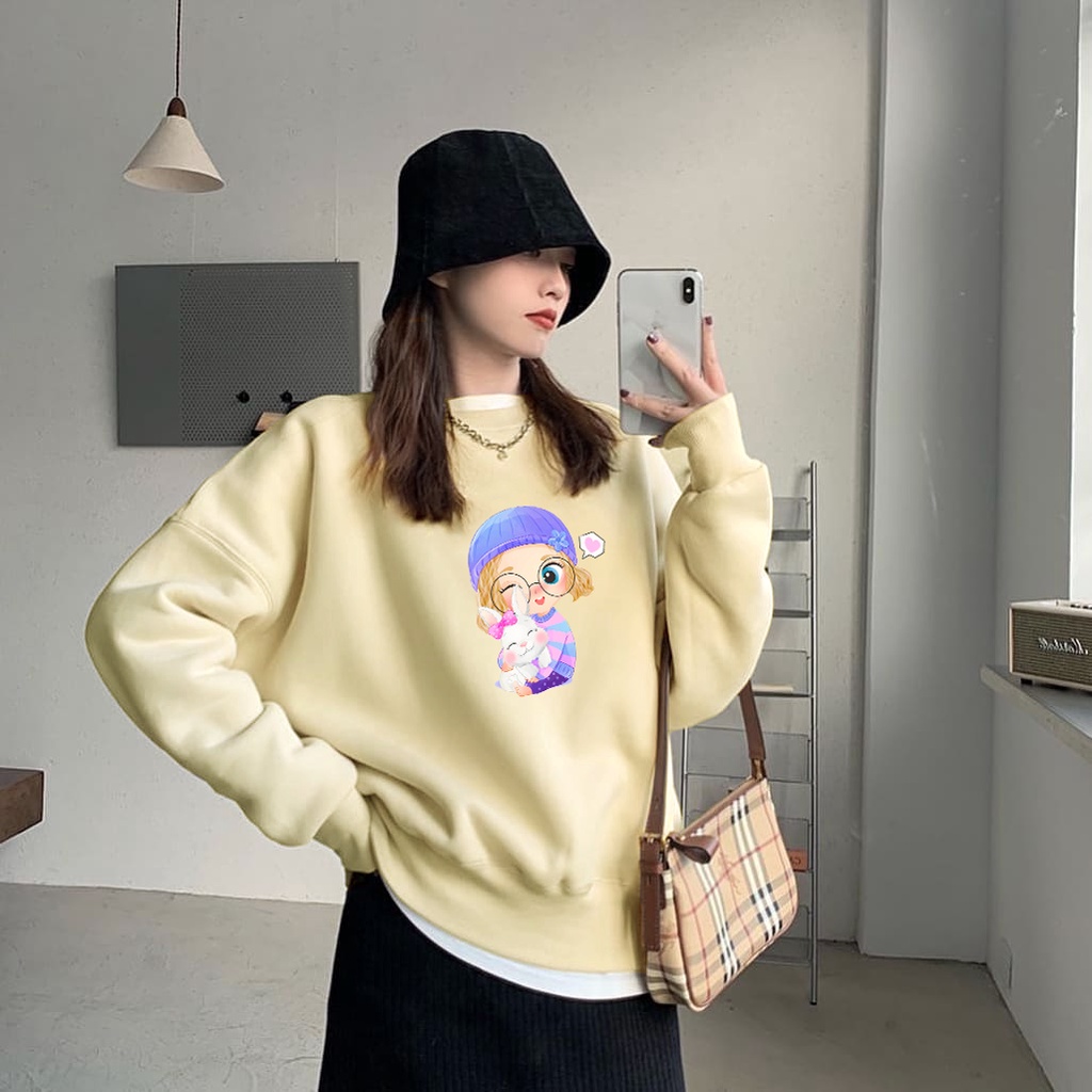 🅳🅵 Girls Cute Sweater Unisex  | Dhea Fashion