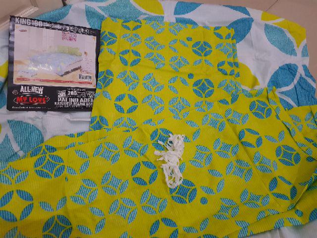 Sprei My Love Ukuran 180x200 King Size All New Tinggi 30cm Katun Motif